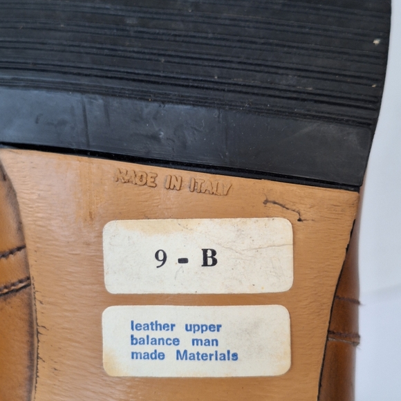 Vintage Ankle Booties Made in Italy sz 9 - Picture 13 of 13